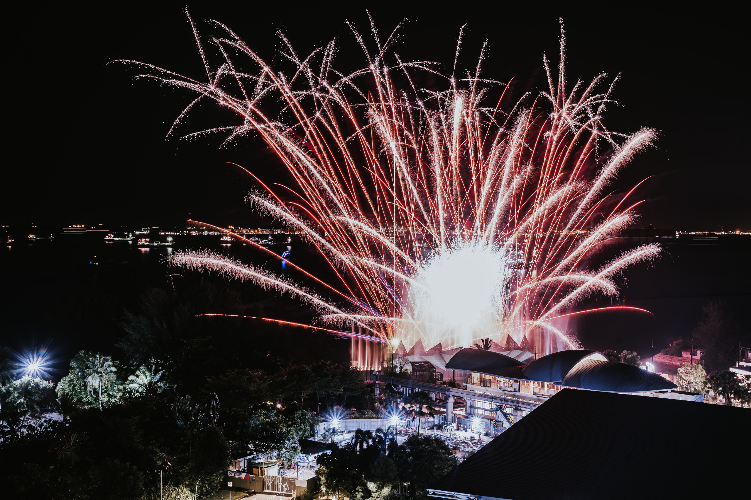 corporate page fireworks